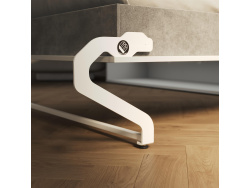SMARTBett Schrankbett 100x200  Horizontal (M2 55cm Tiefe)  Perlgrau