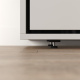 SMARTBett Schrankbett 100x200  Horizontal (M2 55cm Tiefe)  Perlgrau