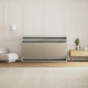 SMARTBett Schrankbett 100x200  Horizontal (M2 55cm Tiefe)  Perlgrau