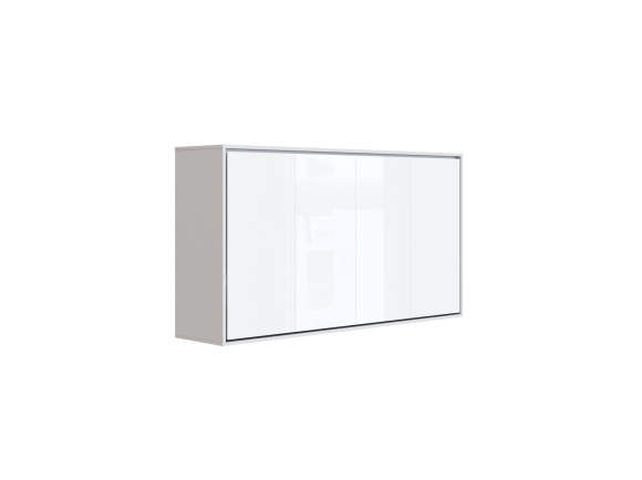 SMARTBett Schrankbett M2 Horizontal 100x200 mit Polsterrahmen