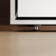 SMARTBett Schrankbett 100x200  Horizontal (M2 55cm Tiefe)  Perlgrau/Weiss Hochglanz