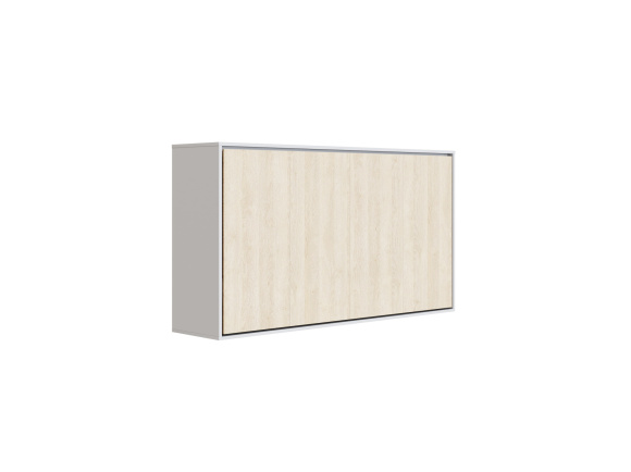 SMARTBett Schrankbett M2 Horizontal 100x200 mit Polsterrahmen