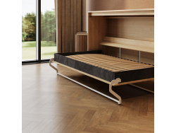 SMARTBett Schrankbett 100x200  Horizontal (M2 55cm Tiefe)  Kaiserberg Eiche
