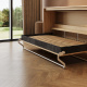 SMARTBett Schrankbett 100x200  Horizontal (M2 55cm Tiefe)  Kaiserberg Eiche
