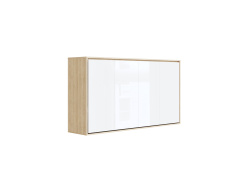 SMARTBett wall bed M2 Horizontal 100x200 with upholstered...