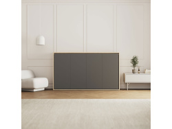 SMARTBett Schrankbett M2 Horizontal 100x200 mit...