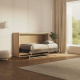 SMARTBett Schrankbett 100x200  Horizontal (M2 55cm Tiefe)  Kaiserberg Eiche/Anthrazit