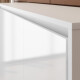 SMARTBett Schrankbett 100x200  Horizontal (M2 55cm Tiefe)  Wildeiche/Weiss Hochglanz