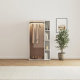 SMARTBett Wardrobe STA.2.0016 (M2 Series Depth 55cm) Height 168.2cm White/ with 2 glass doors