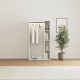 SMARTBett Wardrobe STA.2.0016 (M2 Series Depth 55cm) Height 168.2cm White/ with 2 glass doors