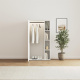 SMARTBett Wardrobe STA.2.0016 (M2 Series Depth 55cm) Height 168.2cm White/ Door White