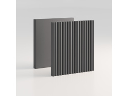 SMARTBett Schrank STA.2.0016 (Serie M2 Tiefe 55cm) Höhe 168,2cm Anthrazit/ Tür WAVES Anthrazit