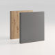 SMARTBett Schrank STA.2.0016 (Serie M2 Tiefe 55cm) Höhe 168,2cm Wildeiche/ Tür Anthrazit