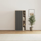 SMARTBett Wardrobe STA.2.0016 (M2 Series Depth 55cm) Height 168.2cm Wild oak/ Door WAVES anthracite