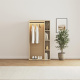 SMARTBett Schrank STA.2.0016 (Serie M2 Tiefe 55cm) Höhe 168,2cm Kaiserberg Eiche/ Tür Weiss