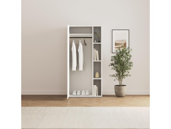 SMARTBett Schrank STA.2.0018 (Serie M2 Tiefe 55cm) Höhe 188,2cm Weiss zum 160H-M2-Schrankbett