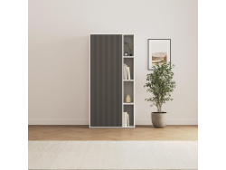 SMARTBett Schrank STA.2.0018 (Serie M2 Tiefe 55cm) Höhe 188,2cm Weiss zum 160H-M2-Schrankbett