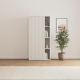 SMARTBett Schrank STA.2.0018 (Serie M2 Tiefe 55cm) Höhe 188,2cm Weiss zum 160H-M2-Schrankbett
