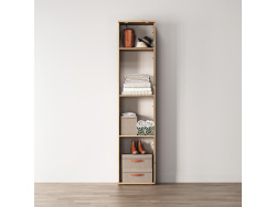 SMARTBett Schrank STA 2.012 mit  1Tür (Tiefe 40cm ) Wildeiche ohne Zusatzoption Tür Standard