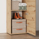 SMARTBett Schrank STA 2.012 mit  1Tür (Tiefe 40cm ) Wildeiche ohne Zusatzoption Tür Standard