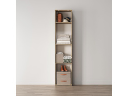 SMARTBett Schrank STA 2.012 mit  1Tür (Tiefe 40cm ) Wildeiche 2x Schubladen Tür Standard