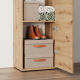 SMARTBett Schrank STA 2.012 mit  1Tür (Tiefe 40cm ) Wildeiche 2x Schubladen Tür Standard