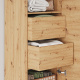 SMARTBett Schrank STA 2.012 mit  1Tür (Tiefe 40cm ) Wildeiche 2x Schubladen Tür Standard
