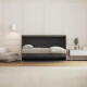 SMARTBett WAVES M2 wall bed (depth 55 cm) Horizontal 100x200 cm – with Waves anthracite ribbed front