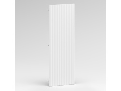 SMARTBett Wardrobe STA.2.0016 (M2 Series Depth 55cm) Height 168.2cm Stone green WAVES White