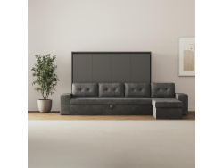 SMARTBett Schrankbett 160x200 Horizontal M2 (Tiefe 55cm)...