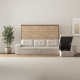 SMARTBett Schrankbett 160x200 Horizontal M2 (Tiefe 55cm) Wildeiche mit Ecksofa