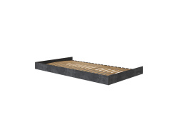 AUSSTELLUNGSSTÜCK!!! SMARTBett Schrankbett 100x200  Horizontal (M2 55cm Tiefe)  Weiss/ Kaiserberg Eiche