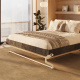 SMARTBett Murphy Bed 180x200 Vertical M3 Depth 55cm Kayserberg Oak without upholstered frame