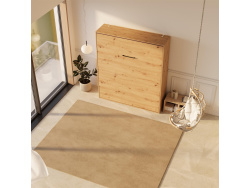 SMARTBett Murphy Bed 180x200 Vertical M3 Depth 55cm Wild Oak