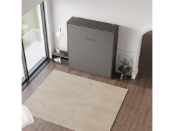 SMARTBett Murphy Bed 180x200 Vertical M3 Depth 55cm Anthracite