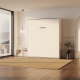 Wall Bed 160x200 Vertical (M3 Depth 55cm) White