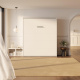 SMARTBett Murphy Bed 160x200 Vertical M3 Depth 55cm White without upholstered frame