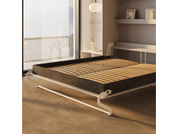 SMARTBett Schrankbett 160x200 Vertikal M3 Tiefe 55cm Perlgrau