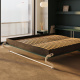 SMARTBett Murphy Bed 160x200 Vertical M3 Depth 55cm Stone Green
