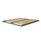 SMARTBett Murphy Bed 180x200 Vertical M3 Depth 55cm Anthracite/ Kaiserberg Oak