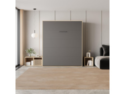 Wall Bed 160x200 Vertical (M3 Depth 55cm) White
