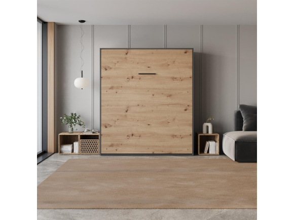 SMARTBett Schrankbett 180x200 Vertikal M3 Tiefe 55cm Kaiserberg Eiche