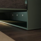 SMARTBett Murphy Bed 180x200 Vertical M3 Depth 55cm Stone  Green