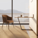 SMARTBett Murphy Bed with Desck M3 (55cm Depth) 180x200cm Vertica lKaiserberg Oak / White  Table Kaiserberg Oak