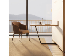 SMARTBett Murphy Bed incl Desk M3 (55cm Depth) 160x200cm VerticalKaiserberg Oak / White Desk Kaiserberg oak