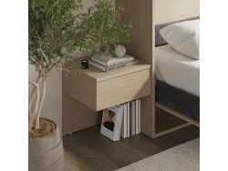 SMARTBett schwebende Nachtkonsole ( 40cm Tiefe) Kaiserberg Eiche