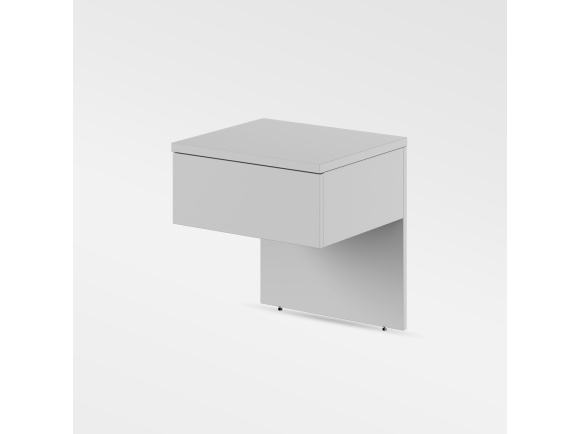 SMARTBett Nachttisch Classic perlgrau