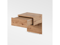 SMARTBett schwebende Nachtkonsole ( 40cm Tiefe) Wildeiche