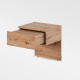 SMARTBett floating nightstand (40cm depth) Wild oak
