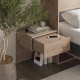 SMARTBett floating nightstand (40cm depth) Wild oak